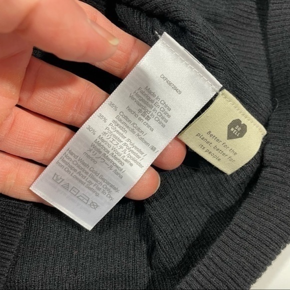 Madewell Hollyridge Ribbed Button Shoulder Sweater NB386 - Picture 8 of 9